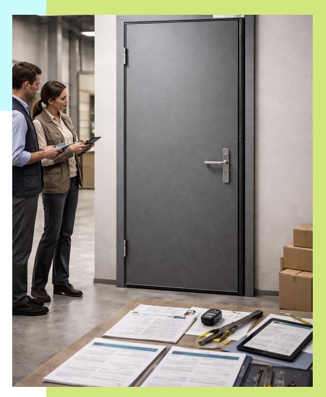 Сертификация противопожарных дверей в Шебекине от 9163 р. | Алешин-Шбк