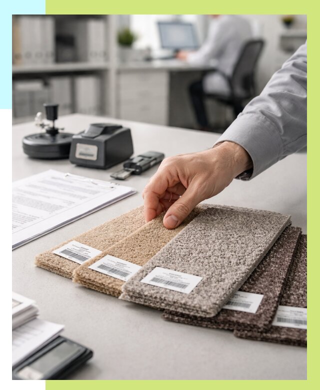 Сертификация ковролина в Шебекине от 15272 р., Алешин-Шбк