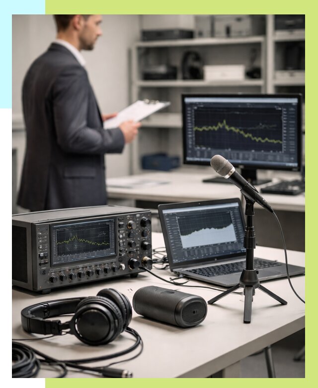 Сертификация аудиотехники в Шебекине от 15272 р., Алешин-Шбк