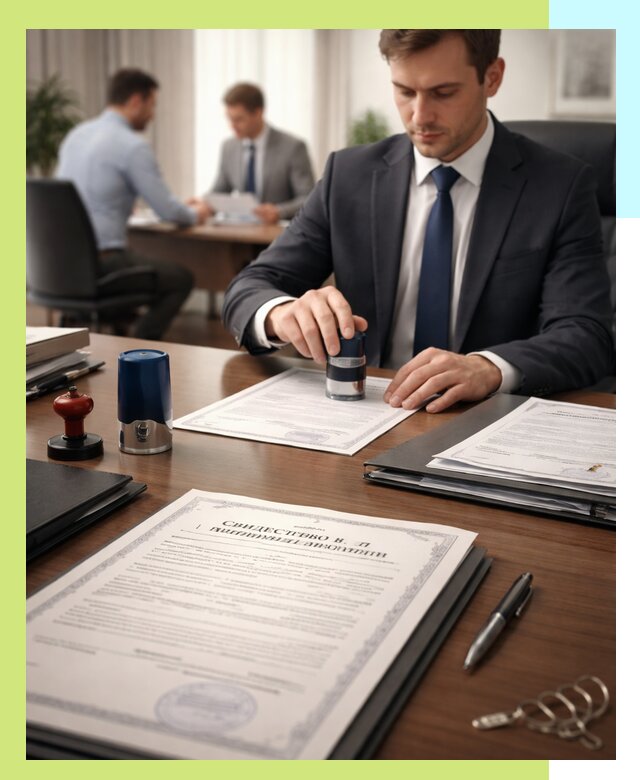 Оформление свидетельства о государственной регистрации в Шебекине