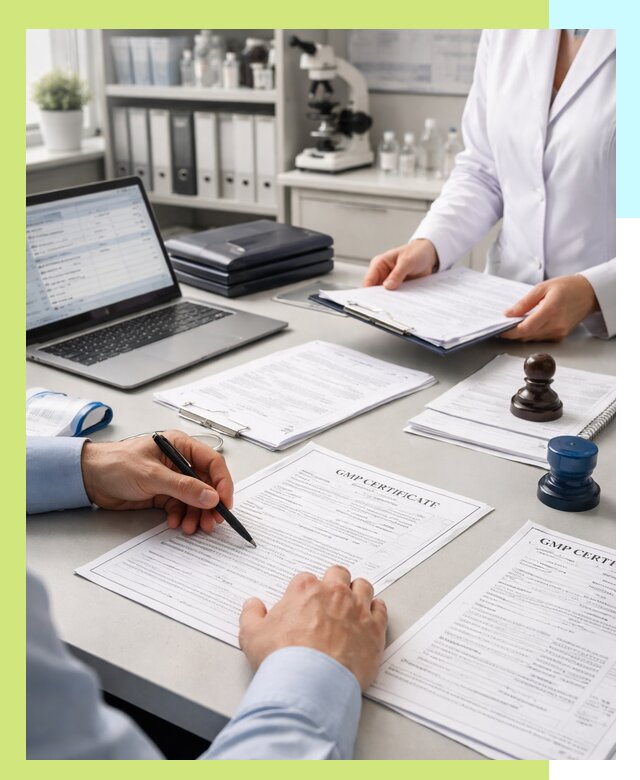 Оформление сертификата GMP в Шебекине для фармпроизводства