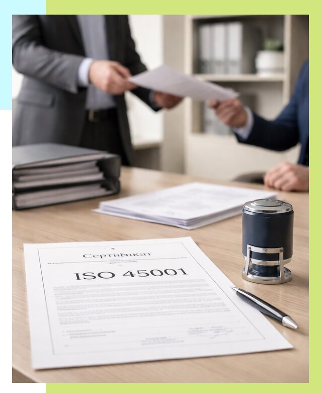 Сертификат ISO 45001 в Шебекине под ключ от 45815 р. | Алешин-Шбк